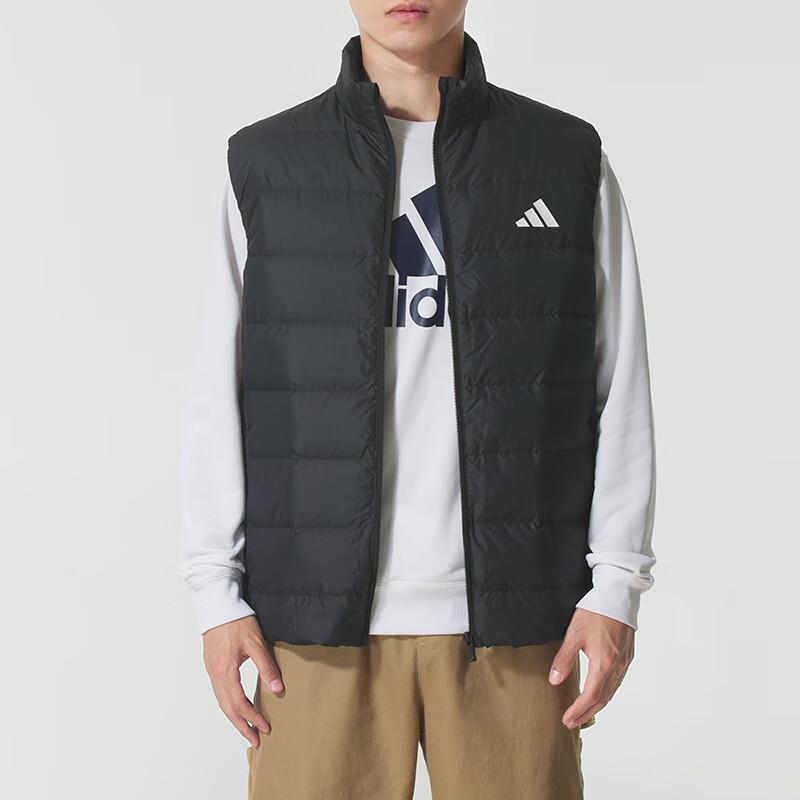 adidas 3-Stripes Warm Comfortable Stand Collar Zipper Down Vest Men Vest KH3984