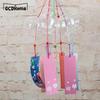 1pcs Romantic Crafts Japanese Cherry Blossom Glass Wind Chimes Bells Home Garden Office Ornament Indoor Window Hanging Decor