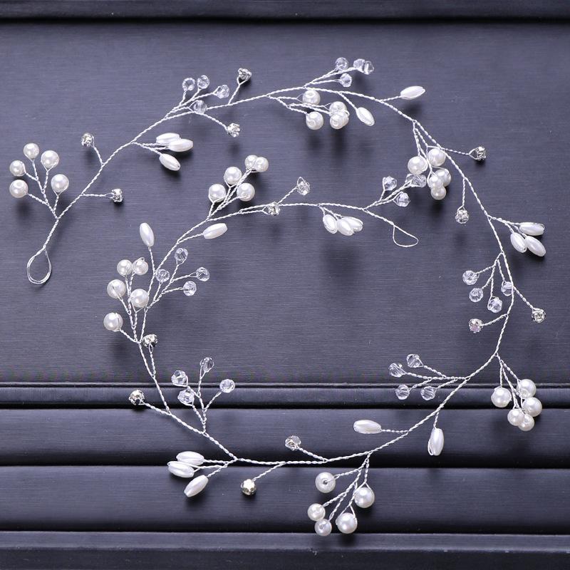 

Новые Свадебные Аксессуары для Волос Кристалл Жемчуг Аксессуары для Волос Мода Ручная Работа Головной Убор Женское Украшение Заколка Ювелирные Изделия