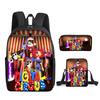 Magic Digital Circus School Bag The Amazing Digital Circus Elementary School Backpack Three-Piece Set