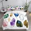 Watercolor Crystal Art Duvet Cover Set King Queen Double Full Twin Single Size Bed Linen Set