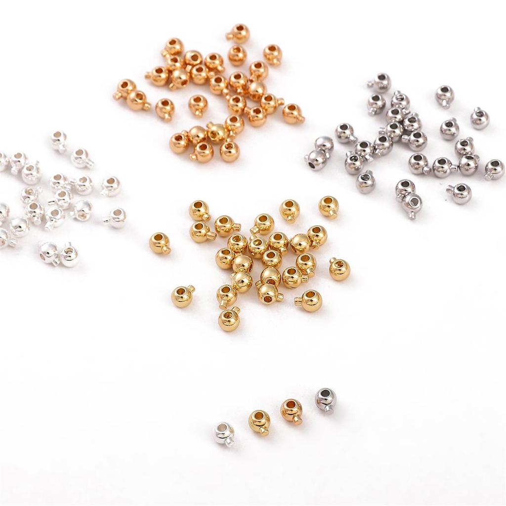 Copper Circular Positioning Fishwire Buckle for DIY Jewelry Making 1 Pc