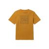 Timberland Logo Letter Print Casual Breathable Round Neck Short Sleeve T-Shirt Men Tops Wheat A27KS-P47