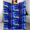 Midnight 2CV Throw Blanket Warm for Winter Anime Winter Beds Sleeping Bag Blankets