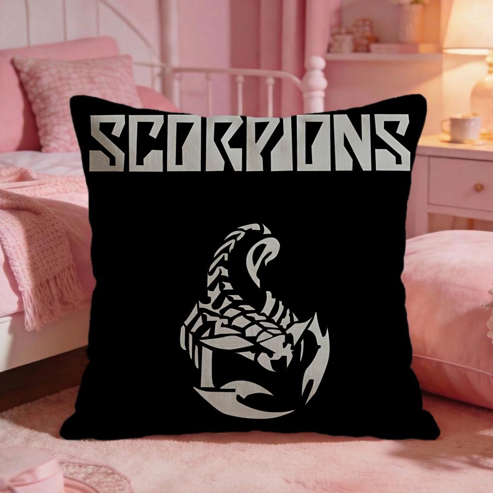 Scorpions Band Hot Cushion Cover Premium Comfort Reversible Pillow Cove Two In One Design For Any Room  Car Interior