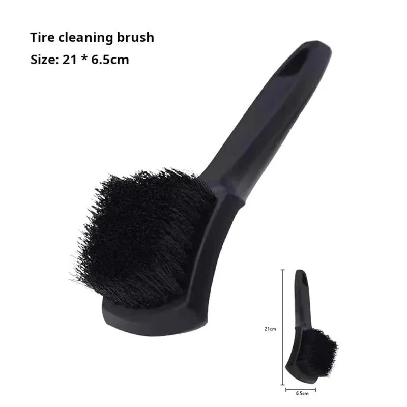 

1 pc Car Wash Brush, Car Tire Rim Cleaning Brush, Mudguard Brush, Short Handle Tire Cleaning Tool, Auto Parts