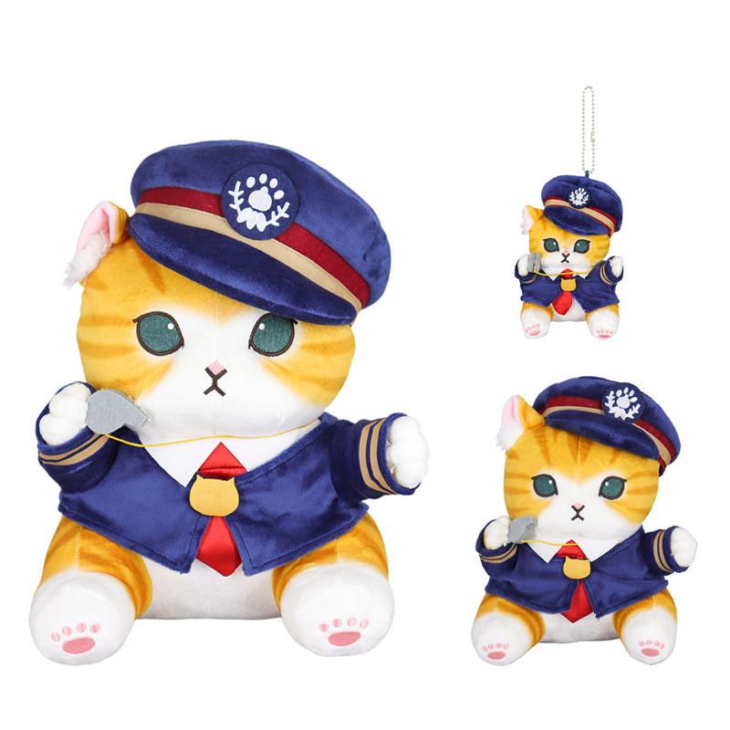 Soft And Cuddly Cat Train Conductor Plush Pillow Ideal For Sleep Decor And