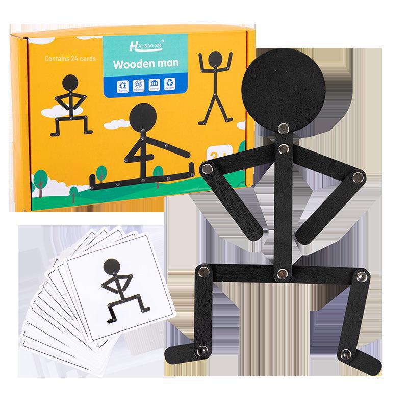 

Деревянные развивающие игрушки для детей: Творческие спортивные фигурки и узоры для раннего обучения (Возраст 2-3 года)