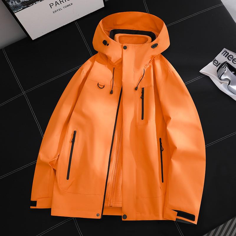 Men Women 3-in-1 Waterproof Windproof Hiking Jacket With Fleece Liner Mountain Trekking Camping Winter Outdoor