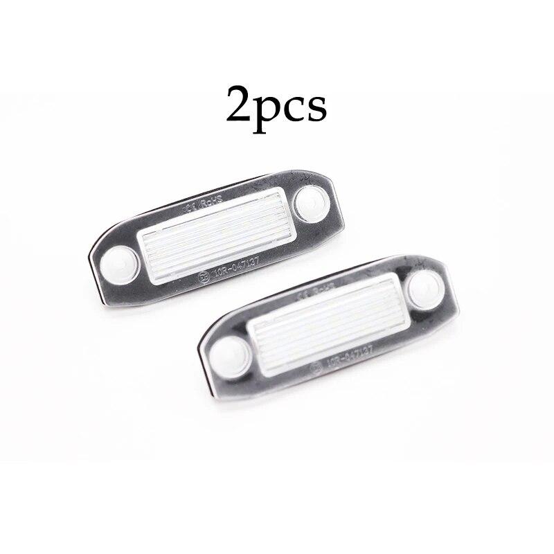 

12 В светодиодный светильник для номерного знака автомобиля без ошибок для Volvo S60 V60 V50 XC60 XC70 XC90 супер яркий Canbus без ошибок белый