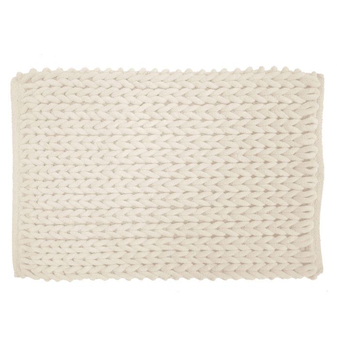 Tapis de bain - EDEN - Arielle - Chenille - 50 x 80 cm - Beige