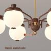 Vintage French Mid-Century Eye-Protecting Chandelier for Living Room, Bedroom, and Restaurant