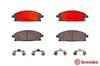Brembo P24077N Premium Ceramic Front Disc Brake Pad Set for Ford/Ford Australia/Volvo, OE# 30793857