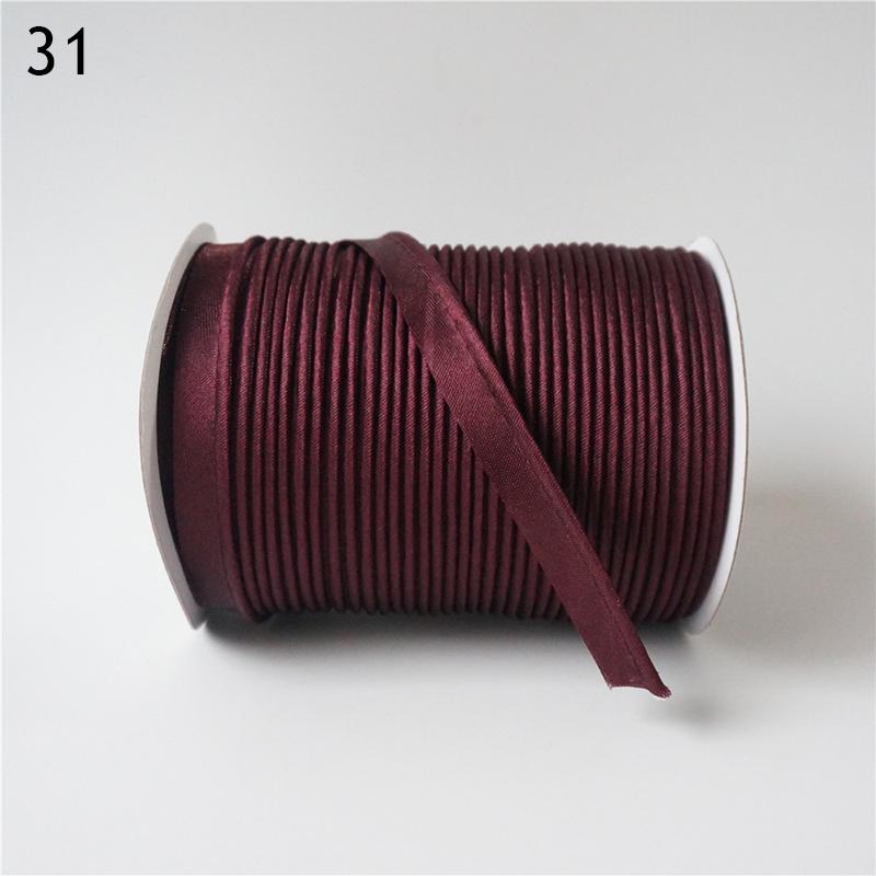 66M Edge Sewing Ribbon Cord Rope For Sofa Curtains Hats Clothes Cheongsam Hemming Garment Sewing DIY Patchwork Hemming Strip