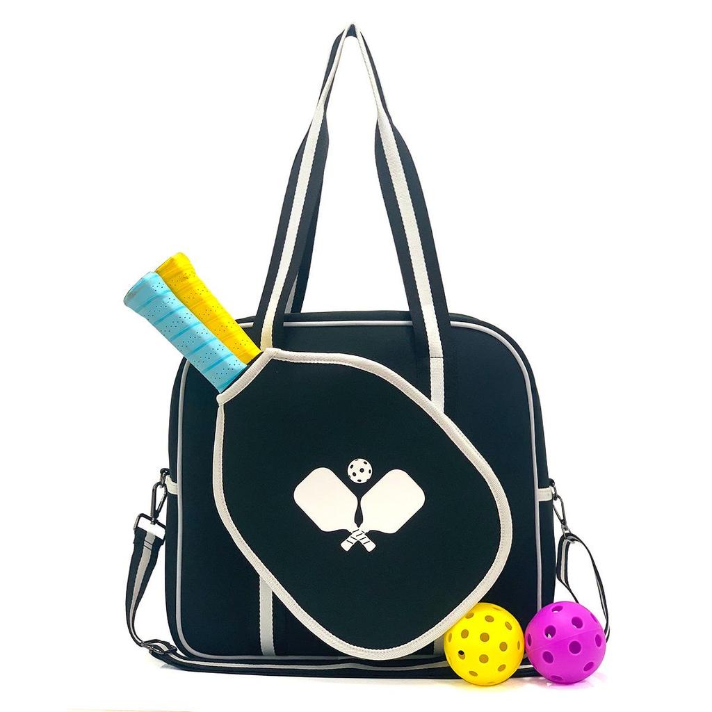 2025 Portable Sports Bag for Badminton, Tennis & Pickleball - Fits 2 Rackets, Handheld, Large-Capacity, Down Cotton