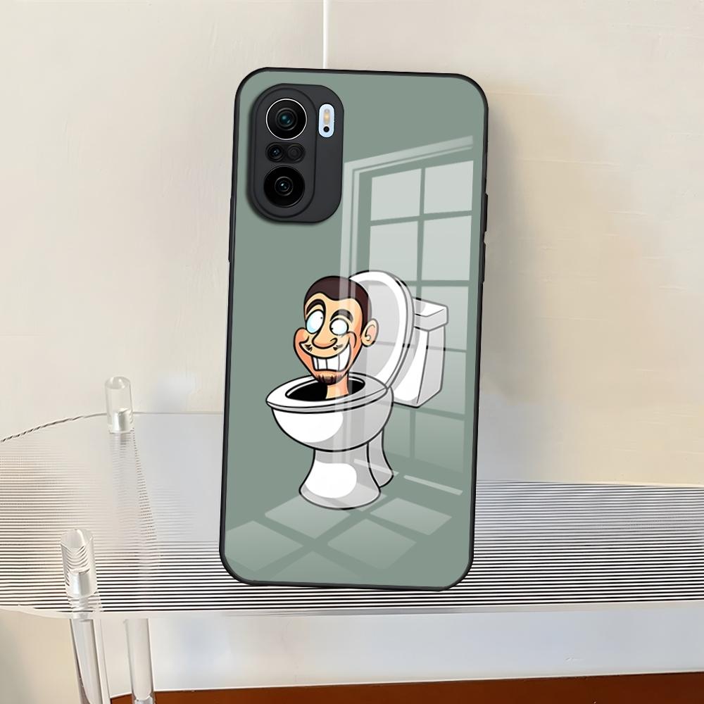 Skibidi Toilet Phone Case For Redmi 13 12 13c 12c Note 13 Pro Plus 11 12 Pro 10 12s 11s Tempered Glass Back Cover