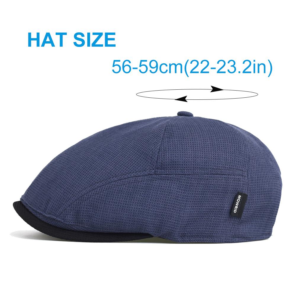 Spring Summer Breathable Mesh Newsboy Caps Men Woman Casual Beret Flat Ivy Cap Soft Solid Driving Fashion Peaked Cap Unisex