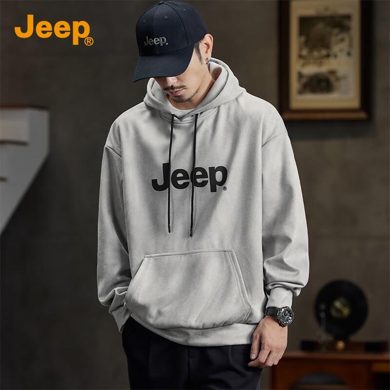 

JEEP Men s Casual Hooded Sweatshirt M