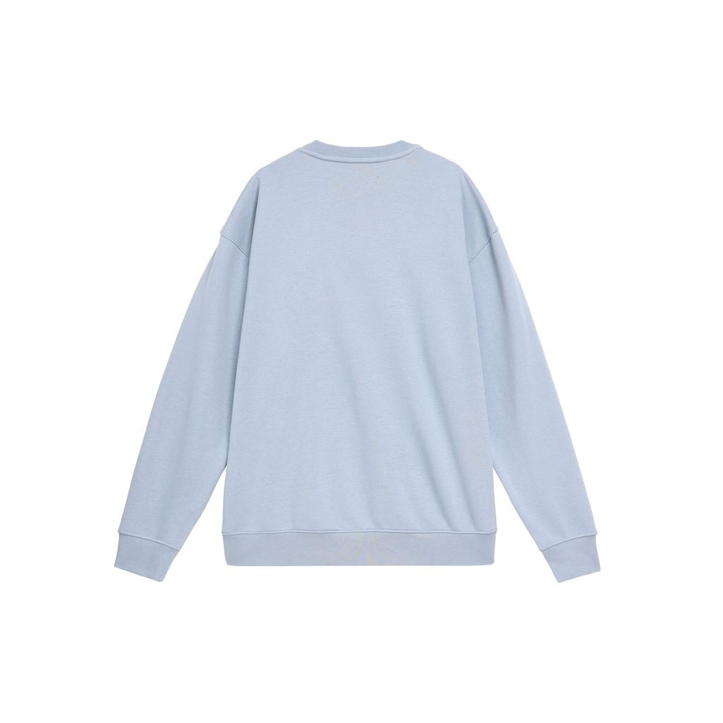 Jordan Essentials Solid Crew Neck Sweatshirt Men Tops Blue Gray FQ1865-436