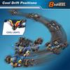 Eight-Wheel Swing Arm Drift Stunt Remote Control Car with LED Light Music and Spray Motor Racing Toy Gift from 3-12 Years