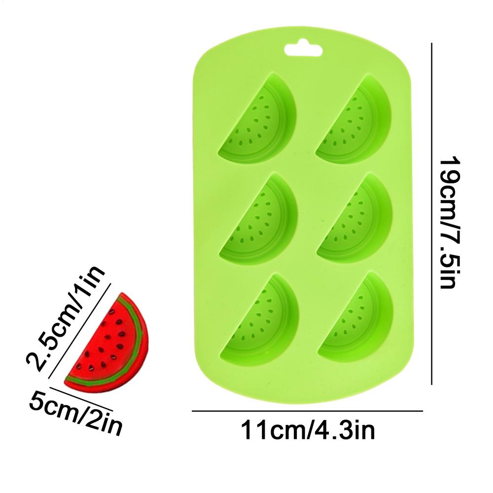 Fruit Shape Chocolate Candy Molds Silicone Ice Mold Non-Stick Watermelon/ lemon/ strawberry/ pineapple pattern candy Molds