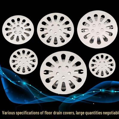 Round Stainless Steel Anti-Odor Floor Drain Cover with Bowl and Filter Screen for Bathroom Toilet