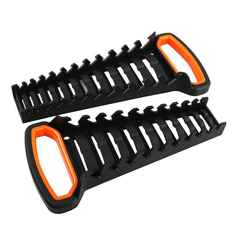 Plastic Wrench Organizer Tray Sockets Storage Tools Rack Sorter Standard Spanner Holders Wrench Holder Wrench Storage Rack