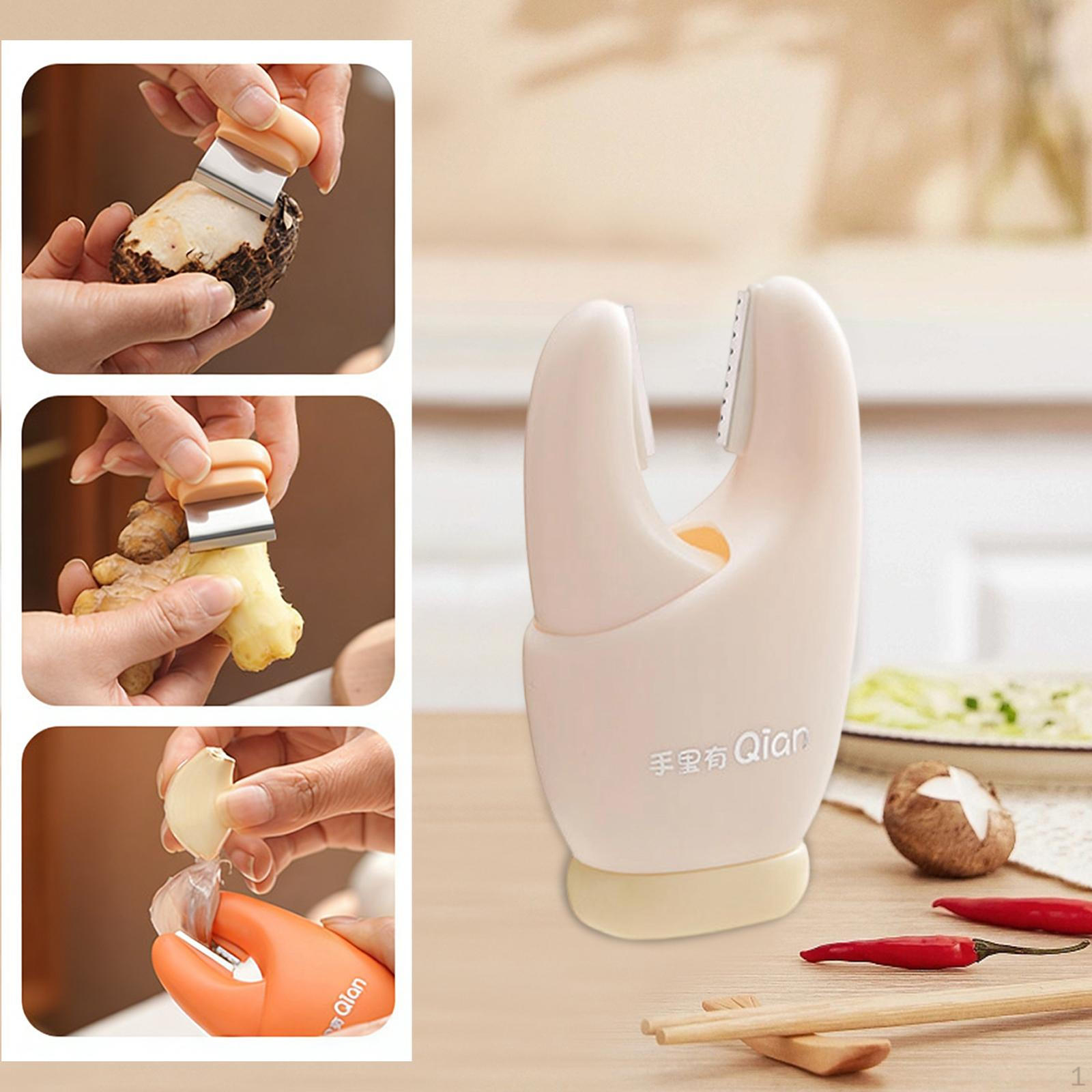 

Garlic Clip, Gift Idea, Kitchen Gadget, Ginger Grater белый