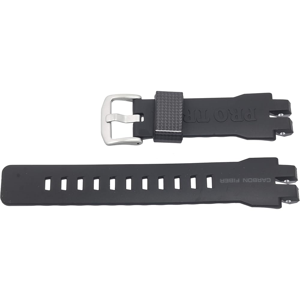 Casio PRW-6000Y Carbon Reinforced Urethane Strap Black Generic Watch Band