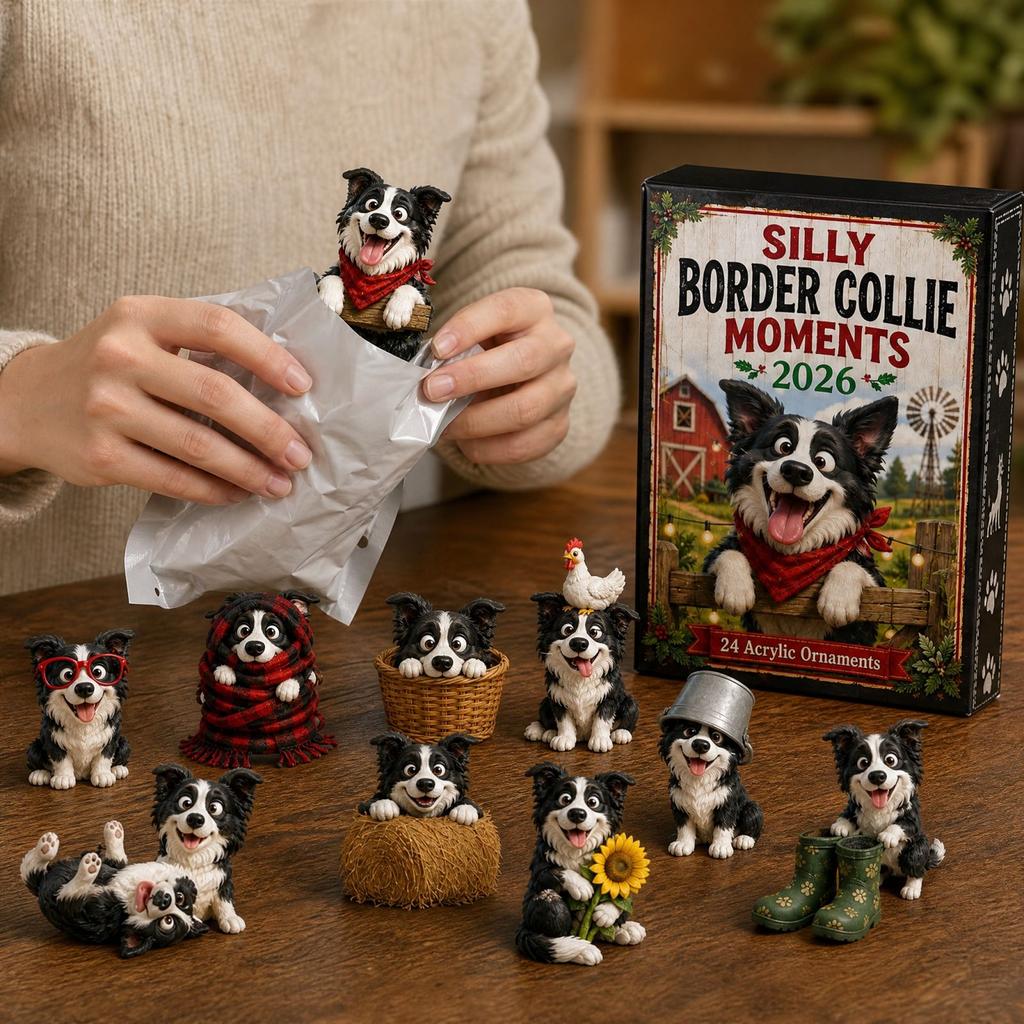 Border Acrylic Figurine - Cute Collectible for Dog Lovers