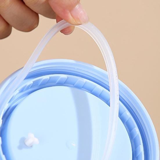 Portable Salad Bowl with Built-In Fork & Lid 600ml Double-Layer Plastic Jar for Overnight Oats Fruit Meal Prep Snack Container for Gym Picnic Office