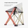 Portable Folding Outdoor Chair with Backrest - Ideal for Camping, Fishing, Train Queues, and Art Sketching
