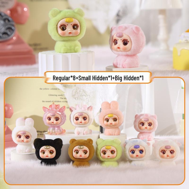 Charming Cute Grains Figurines: Hand-Painted Ornaments for Home and Car Decoration Random Single