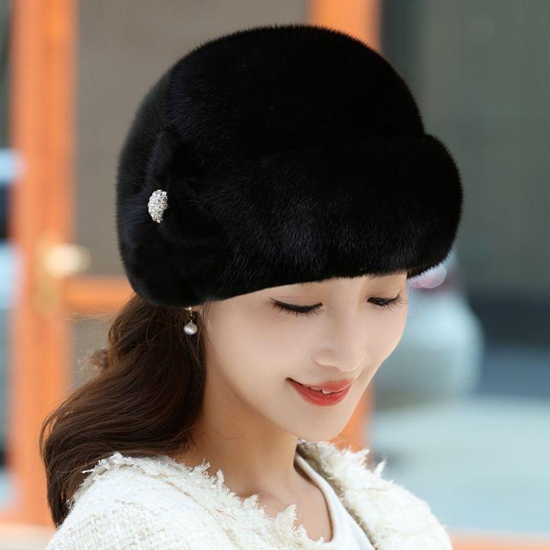 Women's Winter Hat - Stylish and Warm Beanie for Middle-aged and Elderly Women