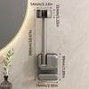 Hair Dryer Holder Non-Drilling Wall-Mounted Hair Dryer Stand For Bathroom Wall Mounted Lazy Storage Stand Rack Shelf