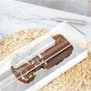 Rectangular Cake Display Box with Clear Lid Acrylic Cake Box Cake Container Cake Storage Tray for Home and Commercial