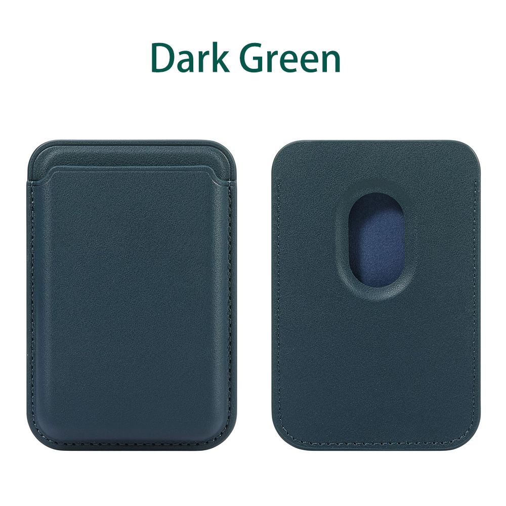 Carteira Magnética Universal de Couro MagSafe Porta-Cartões Bolso para Cartões com Fixação Forte para Iphone Samsung Xiaomi OPPO Motorola Google