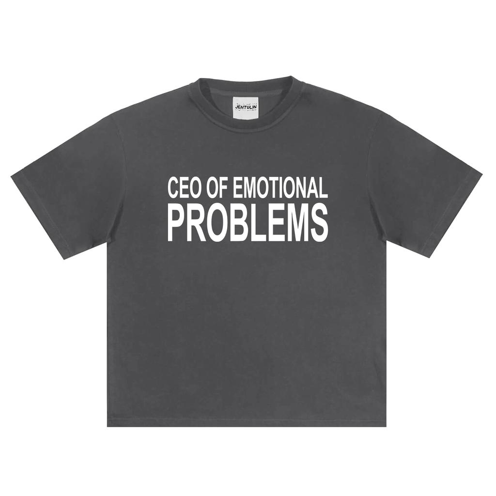 Harajuku Oversized Streetwear Mens Clothing Letter Graphic Print EMO Tshirt Cotton Hip Hop Korean Short Sleeve Top Tee Goth Y2k