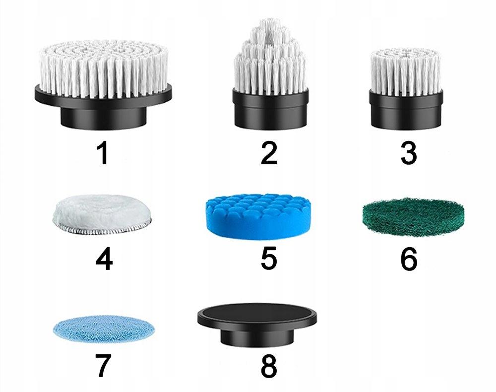 ELECTRIC ROTARY BRUSH FOR CLEANING TELESCOPIC 3000mAh