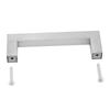 Maniglia Argentata per Armadietto in Acciaio Inossidabile 304 da 12 mm Semplice Accessorio per Ante di Mobili(108mm)