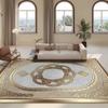 Black Golden Large Carpets for Living Room Europe Luxury Decoration Lounge Sofa Rug Washable Bedroom Non-slip Soft Mat Thicken