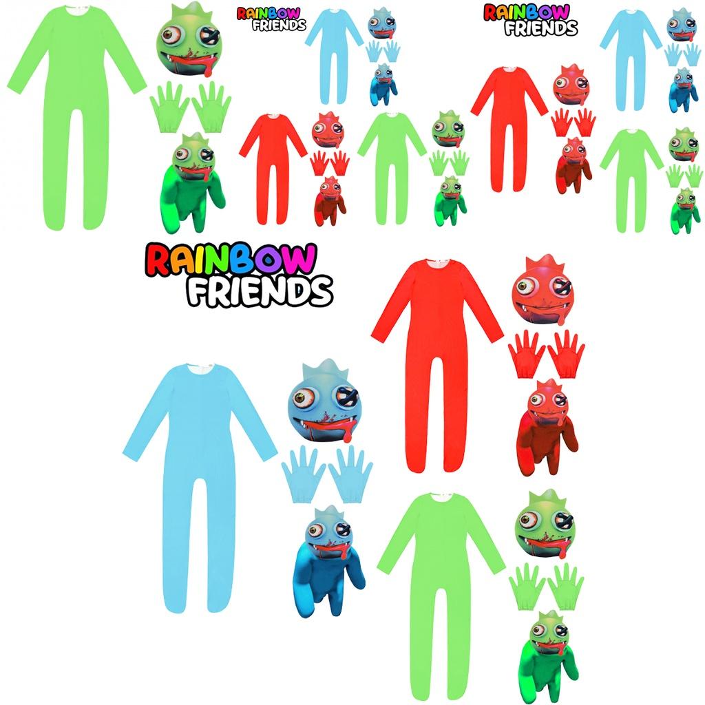 Roblox Rainbow Friends Cosplay Costume Jumpsuit Mask Suit For Kids Party Dress-up