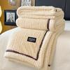New Half Sides Fleece Autumn Winter Blanket for Bed Soft Fluffy Warm Sofa Cover Blankets Glade A Comfortable Warmth Blanket