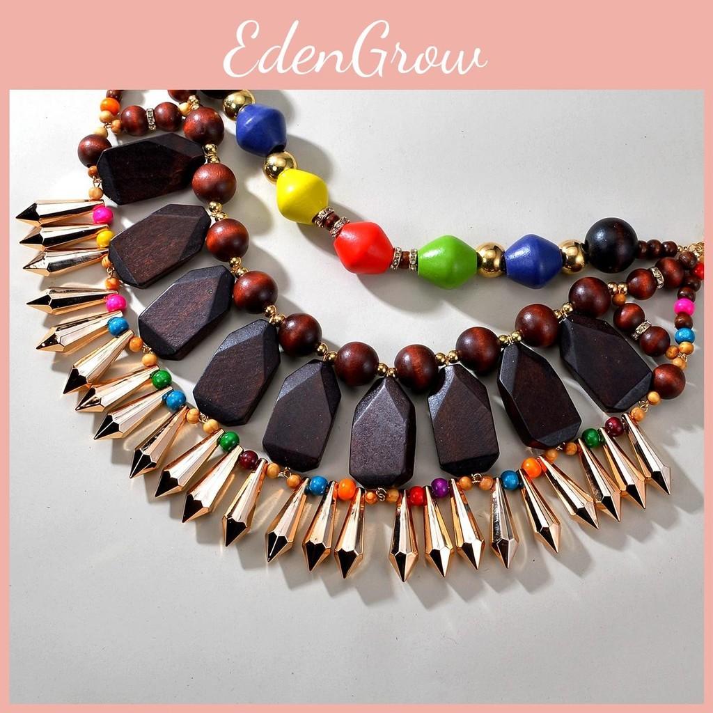 Bohemian Unisex Style Beaded Jewelry Set With Alloy Pendant And Drop Shapes For Summer Wardrobe
