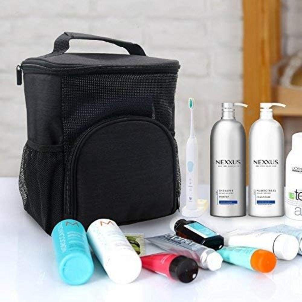 Quick Dry Shower Bag Portable Toiletry Case Lightweight Foldable Mesh Tote  Bathroom