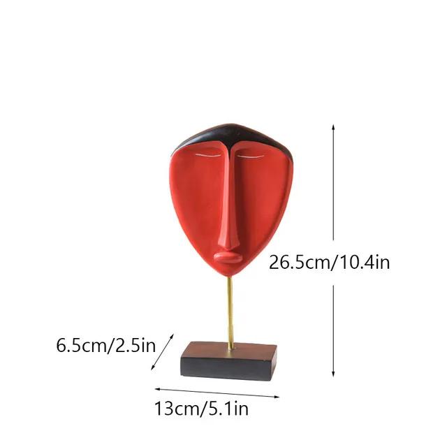 Creative European Style Crafts Bookshelf TV Bracket Decoration Handmade Sculpture Resin Abstract Sculpture Home Desk Decoration