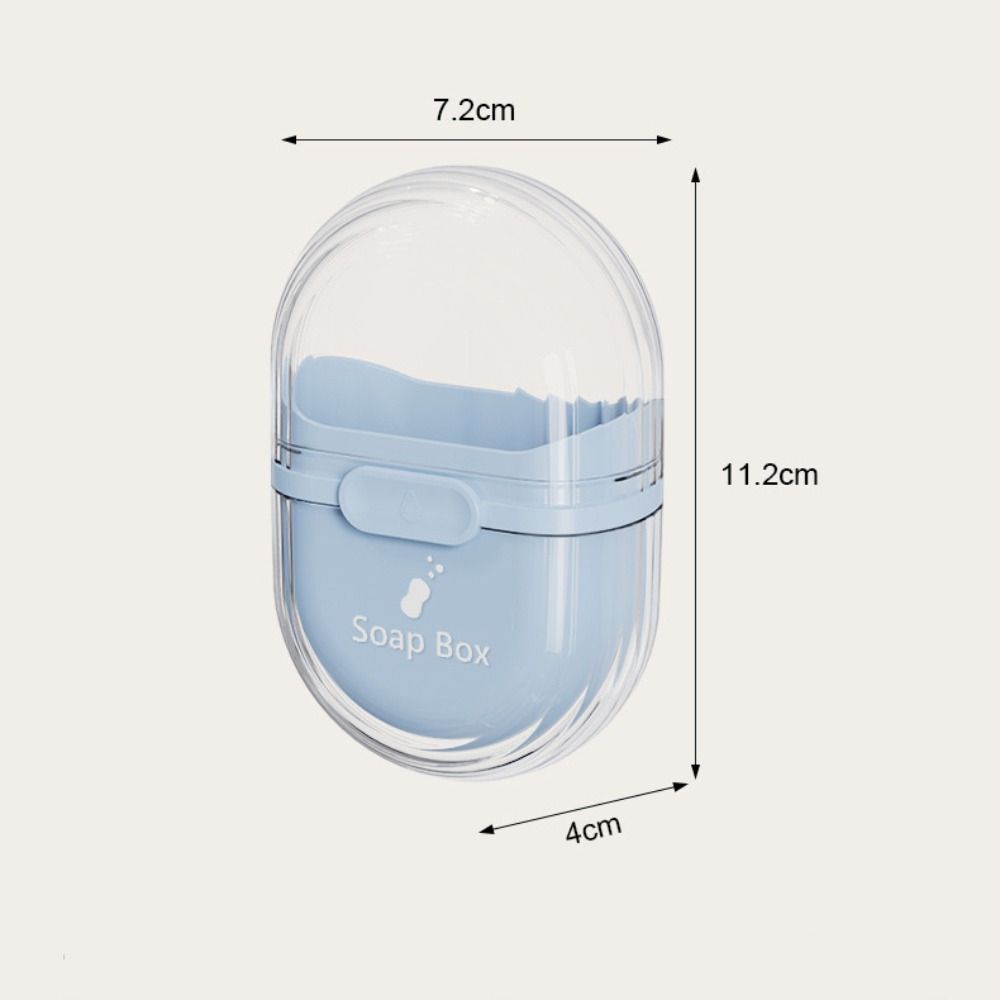 Drain Travel Soap Box Sealed Portable Soap Tray Portable Soap Storage Dishes