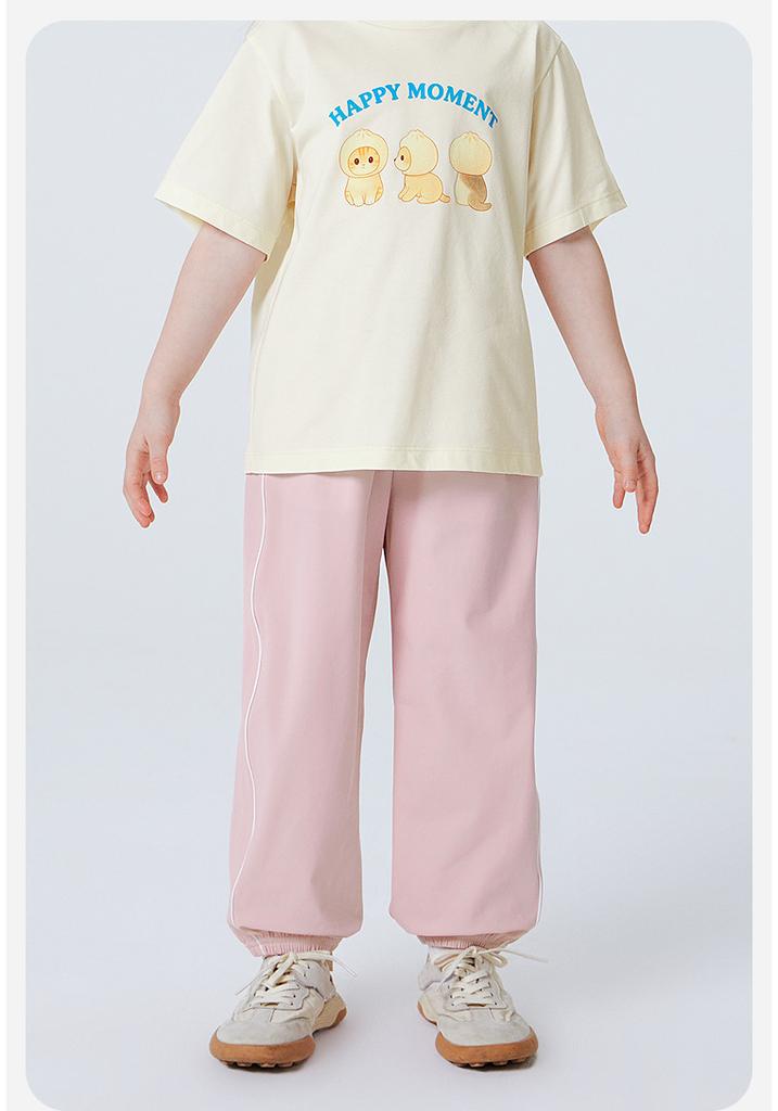 Mini Balabala Boys' and Girls' Pants 2026 Summer Cool, Breathable, Sunscreen UPF50+Mosquito proof Pants