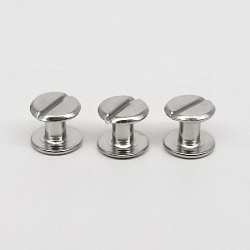 Carbon Steel Buckle Screw Nails for Leather Belt DIY Rivets