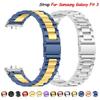 Edelstahlarmband für Samsung Galaxy Fit 3, Metallarmband, Luxus-Bussiness-Band für Samsung Galaxy Fit3 SM-R390, Zubehör